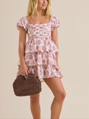 Altra D STATE FLORAL MINI DRESS NWT